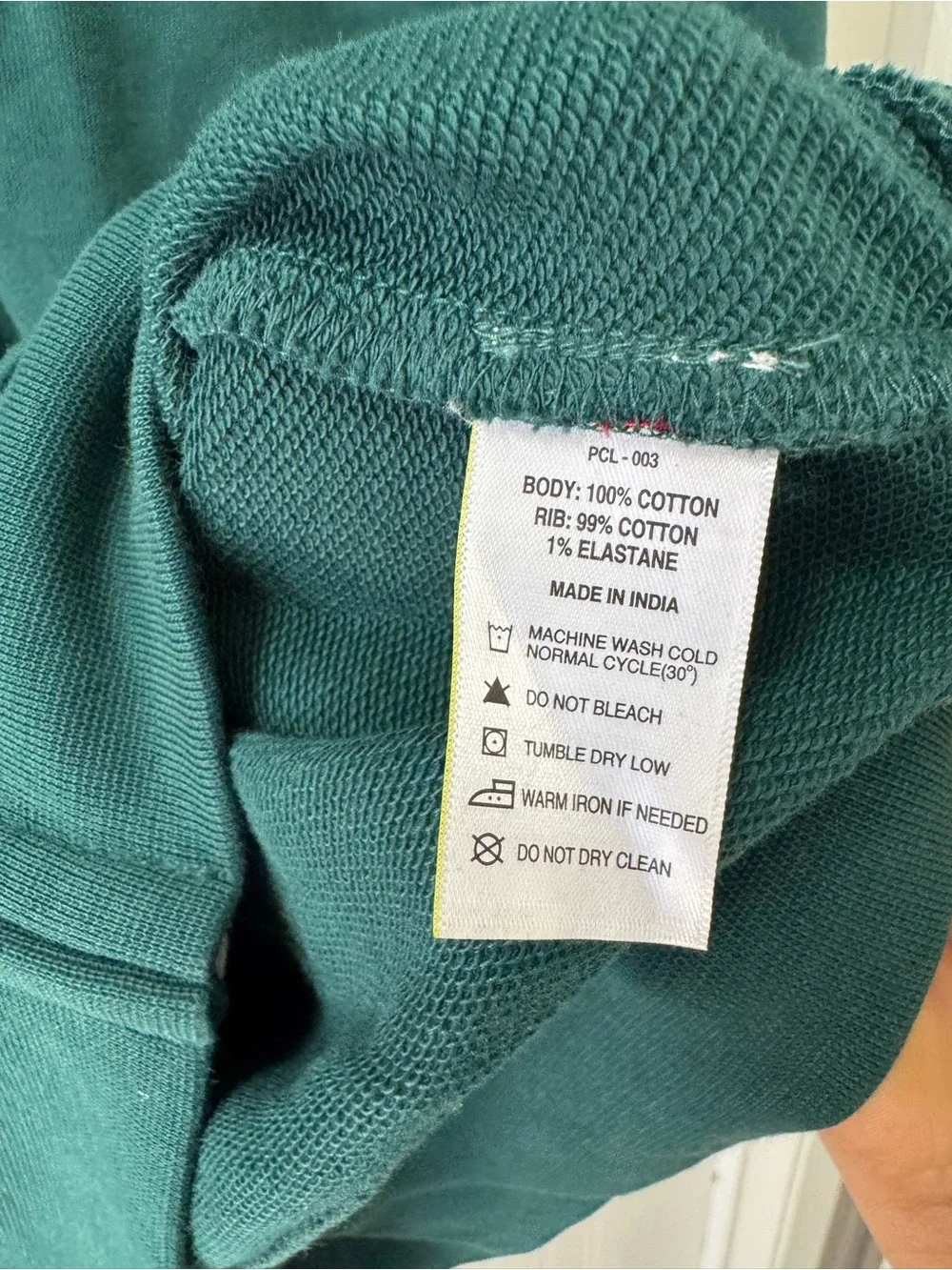 Levi's men’s Teal Green Full-Zip Hoodie